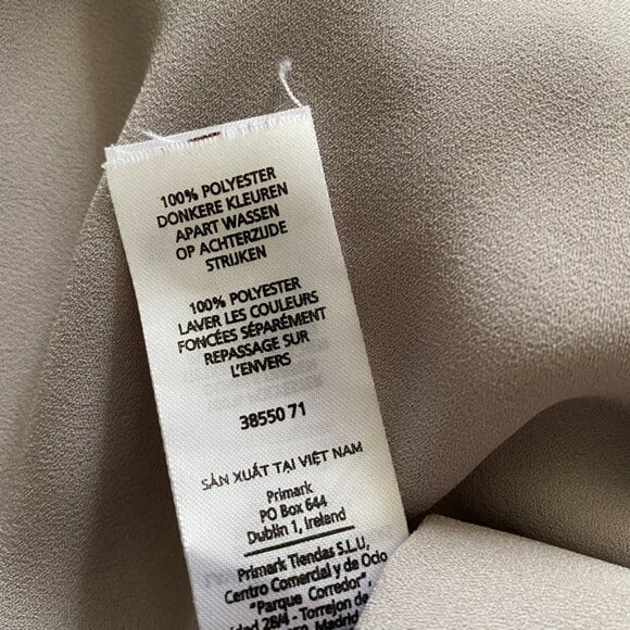 Atmosphere Slate Grey Satin-Style Cinch-Sleeve Blouse - Picture 7 of 12